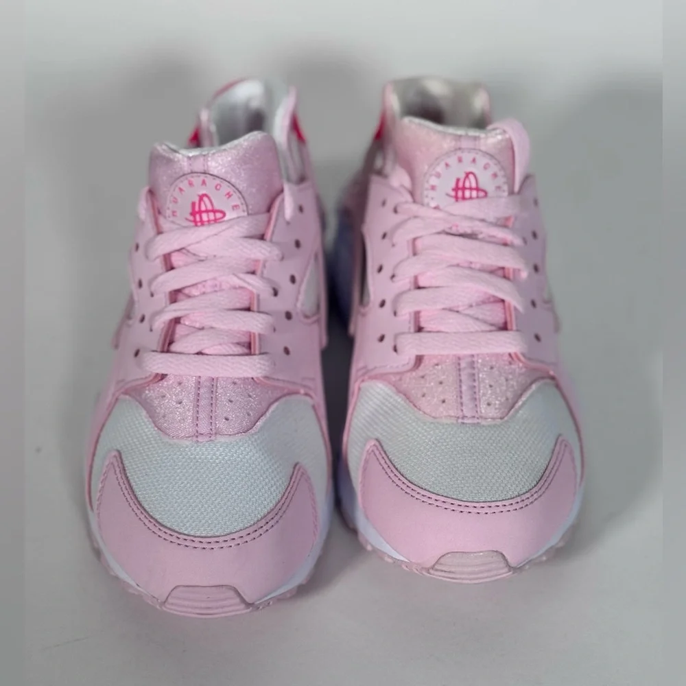 Nike Kids Pink and White Sneakers